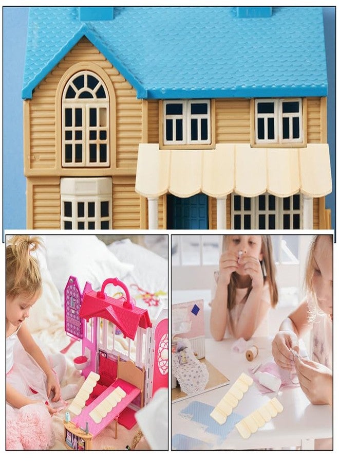 FOYTOKI 36pcs Unfinished Wooden Dollhouse Roof Tiles Miniature Roof Accessories for Model Building Friendly Material Design for DIY Projects and Miniature Landscapes - Image 3